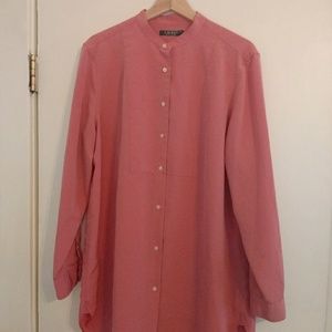Ralph Lauren pink tunic shirt